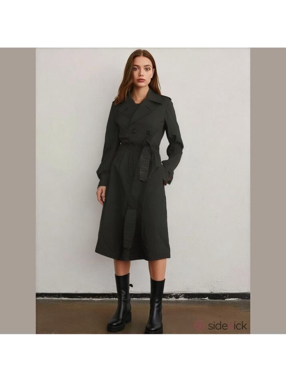 Vintage Union Made Trench Coat New York double breasted  mcm Unisex